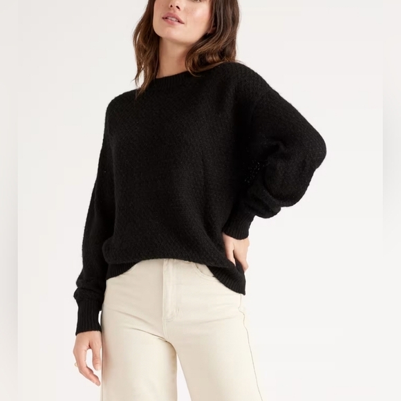 Club Monaco Black Sweater long sleeve Wool - Picture 1 of 8